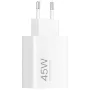 Xiaomi BHR07SLEU adaptador de corriente Turbo Charging de 45 W, USB-A, HyperCharge, enchufe EU, blanco