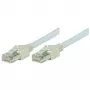 Tecline exertis Connect - Cable de conexión - RJ-45 (M) a RJ-45 (M) - 1 m - Par trenzado apantallado con lámina (F/UTP) - CAT 5e - Libre de halógenos - Gris (72701)
