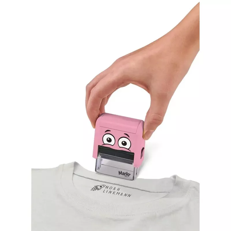 Colop Marky Sello rectangular rosa para papel y textil