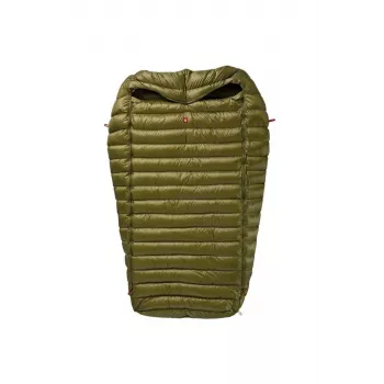 Saco de dormir Pajak Quest 4Two Olive — saco de momia acolchado para dos personas