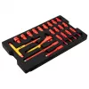 Neo Tools Caja de servicio para electricistas 52 piezas en resistente caja 22