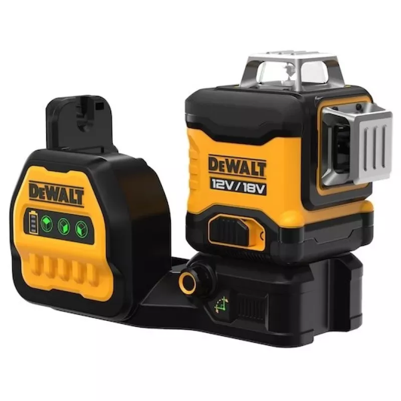 Nivel láser DeWalt DCE089D1G18-QW haz verde autonivelante 360° con compatibilidad con receptor