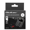 Cargador de baterías QOLTEC Charger AGM GEL STD 6V 1A para baterías de plomo-ácido de 6V, AGM y gel