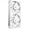 NZXT F280X RF-U28PN-W1 ventilador de caja RGB de 280 mm, 140 mm, 2400 rpm, 41 dB, blanco