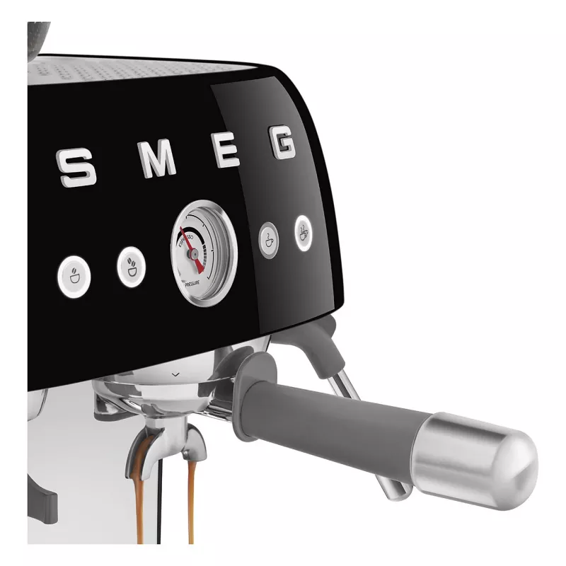 Cafetera espresso SMEG EGF03BLEU. Cafetera superautomática 50s Style. negra