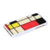 iKins Mondrian funda para iPhone XS/X, blanca, K1624H