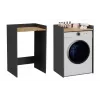 Armario de lavadero Top e Shop POLA para lavadora – antracita / roble artisan