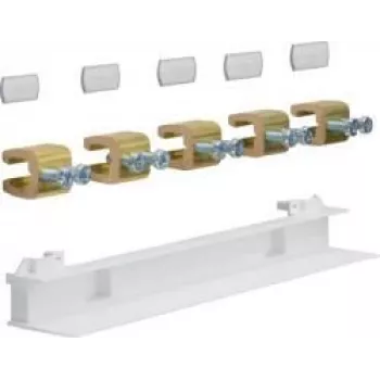 Hager ZM15F bloque de conexión 5P cobre - Blanco (ZM15F)