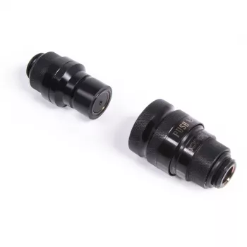 Eiszapfen Schnellverschlusskupplungsset G1/4 AG - Deep Black (negro (mate))
