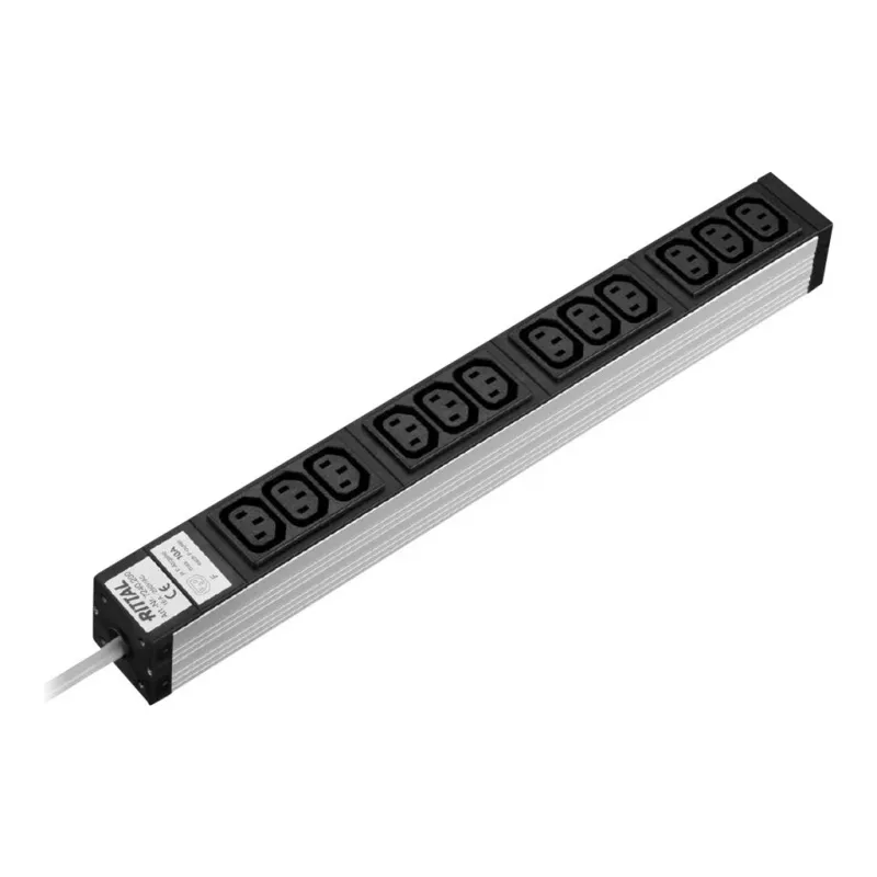 Rittal DK 7240.200 Alargador de alimentación 2m 12 salidas AC Interior