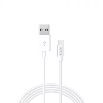 Cable USB Savio CL-125 USB 2.0 1 m USB A USB C blanco