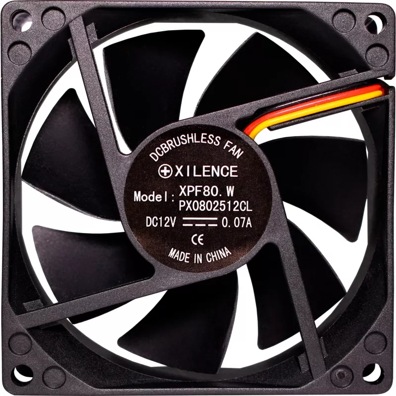 Xilence XF034 ventilador de carcasa 80mm negro