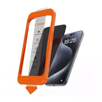 Protector de pantalla Torras INSTALL MASTER para iPhone 16 Plus — Transparente