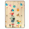Esterilla de juego de espuma Play Foam Mat milly mally Modelo 4688 — esterilla de espuma enrollada con estampado de oso y ballena
