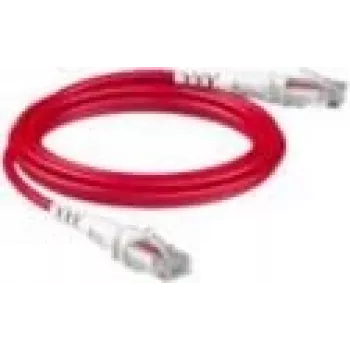 Cable de parcheo RJ45 Patchsee ThePATCHCORD Cat. 6A, U/UTP, extra fino, rojo, 0,3 m (TPC-SR-U/1)