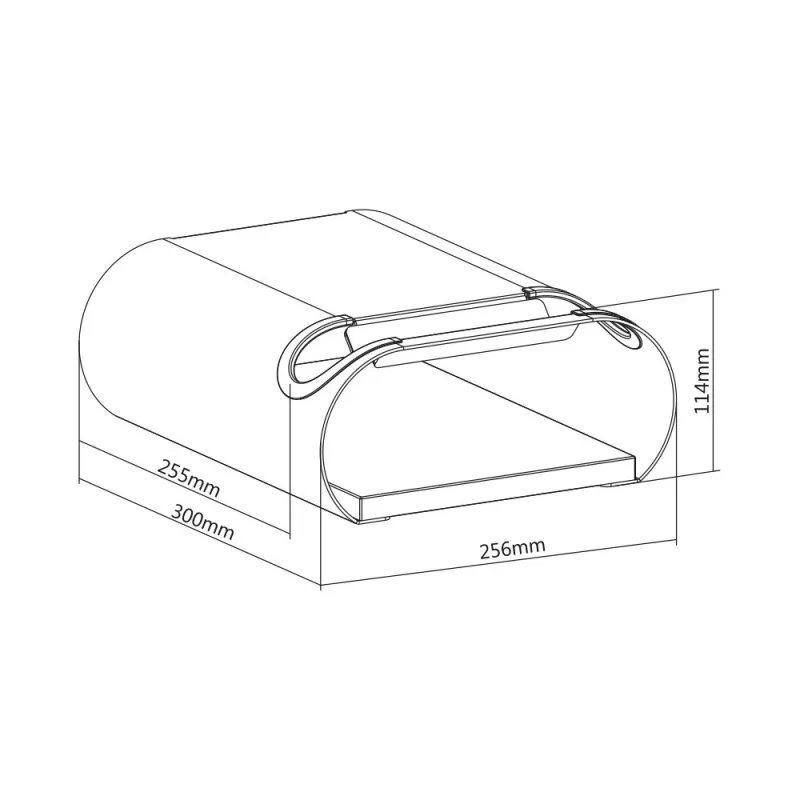 Maclean MC-466 soporte de pared para bicicleta con estante, máx. 25 kg, blanco