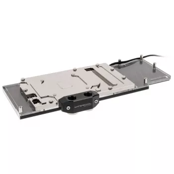 Bloque de agua para GPU de cobertura completa Watercool Heatkiller IV para Radeon RX 5700 / XT, acrílico + níquel, RGB, negro
