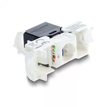 Delock 90794 Módulo Keystone RJ45 a LSA Cat.6 UTP, con clip de bloqueo, sin bridas