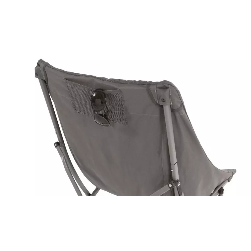 Silla de camping Outwell Tally Lake — 4 patas, carga máx. 120 kg, peso 4,9 kg, 620×650 mm