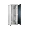 SOMI Networks | Armario independiente 42U, 19 pulgadas | 42U-80/100NACP | Gris | Carga máxima 800 kg; paneles laterales desmontables y con cerradura; puertas metálicas perforadas; sin montar | Profundidad: 100 cm