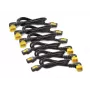 Juego de cables de alimentación APC (6 uds.), bloqueables, C13 a C14 (ángulo de 90°), 1,2 m