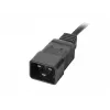 Unidad de distribución de energía para rack LANBERG PDU-02I1908I-0200-C20-BK — 1U, 10×C13, 16A, cable de 2 m, 19
