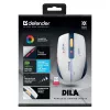 Ratón gaming inalámbrico DEFENDER MM-282 RF — ambidiestro, óptico 1800 DPI, 5 botones, USB, a pilas