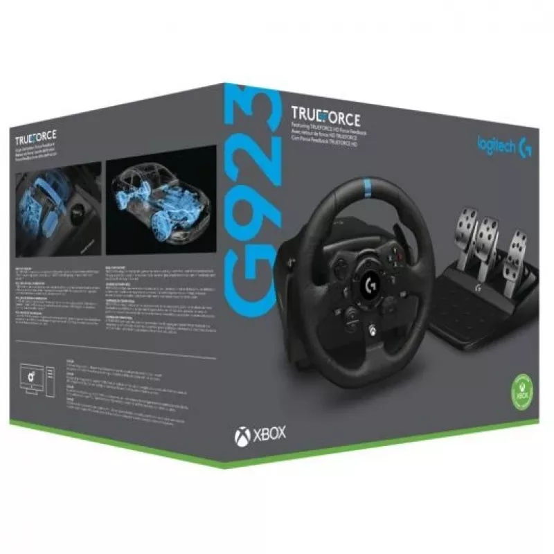 LOGITECH G923 SE Racing Wheel and Shifter Combo para Xbox Series X|S, Xbox One y PC - NEGRO - USB - PLUGCG - EMEA28i-935