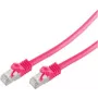 Cable de red ShiverPeaks BS75513-M rosa 3 m Cat7 S/FTP