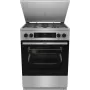 Gorenje GKS6C71XF Cocina independiente con horno Plata