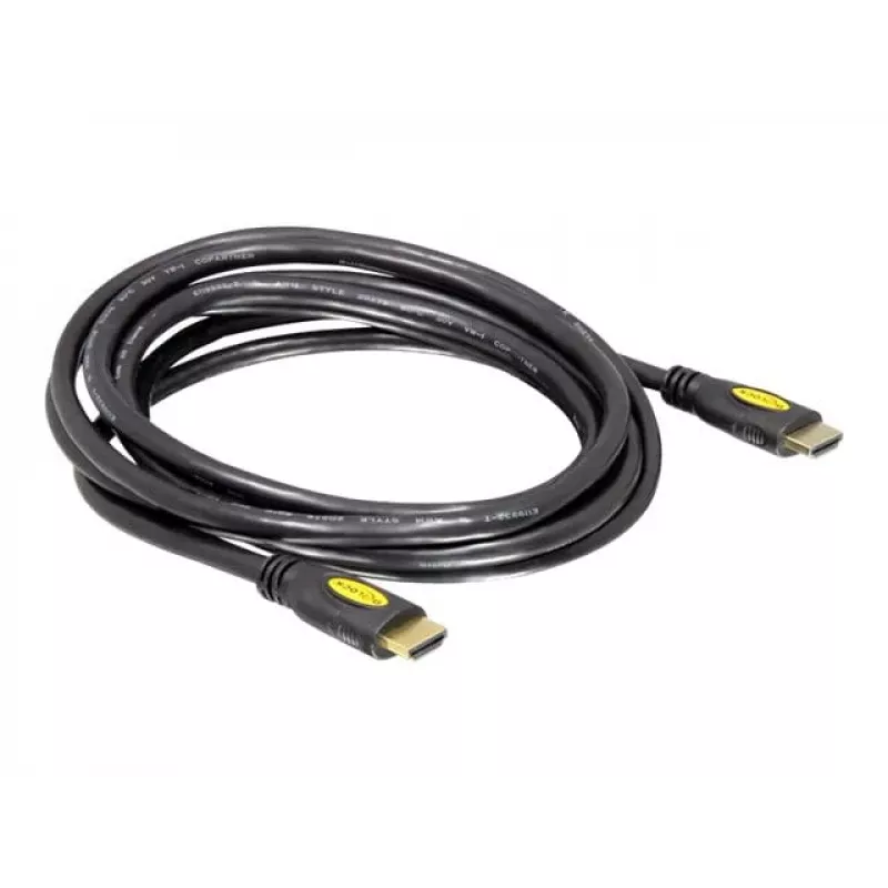 DeLOCK - Cable de vídeo/audio - HDMI - HDMI, 19 polos (M) - HDMI, 19 polos (M) - 5 m (82455)