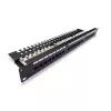 Digitus Professional DN-91624U panel de parcheo de 19 pulgadas, 24x RJ45, Cat 6, sin apantallar, LSA, 1U, negro