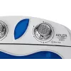 Adler AD 8051 lavadora de carga superior 3 kg con centrifugado, semiautomática, anchura 38 cm, profundidad 37 cm, blanco/azul
