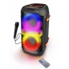 Altavoz karaoke Esperanza EP156 BT FM LED RGB negro 20W