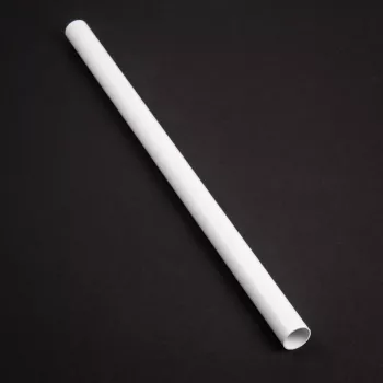Accesorio de tubo para refrigeración líquida PC BitsPower BP-NCBHT16DW-L300 — tubo de latón Ø16 mm, longitud 300 mm, blanco