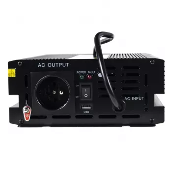 Convertidor de tensión Green Cell INV07, DC 12 V a AC 230 V, 300 W, 50 Hz, conector Type-C, negro