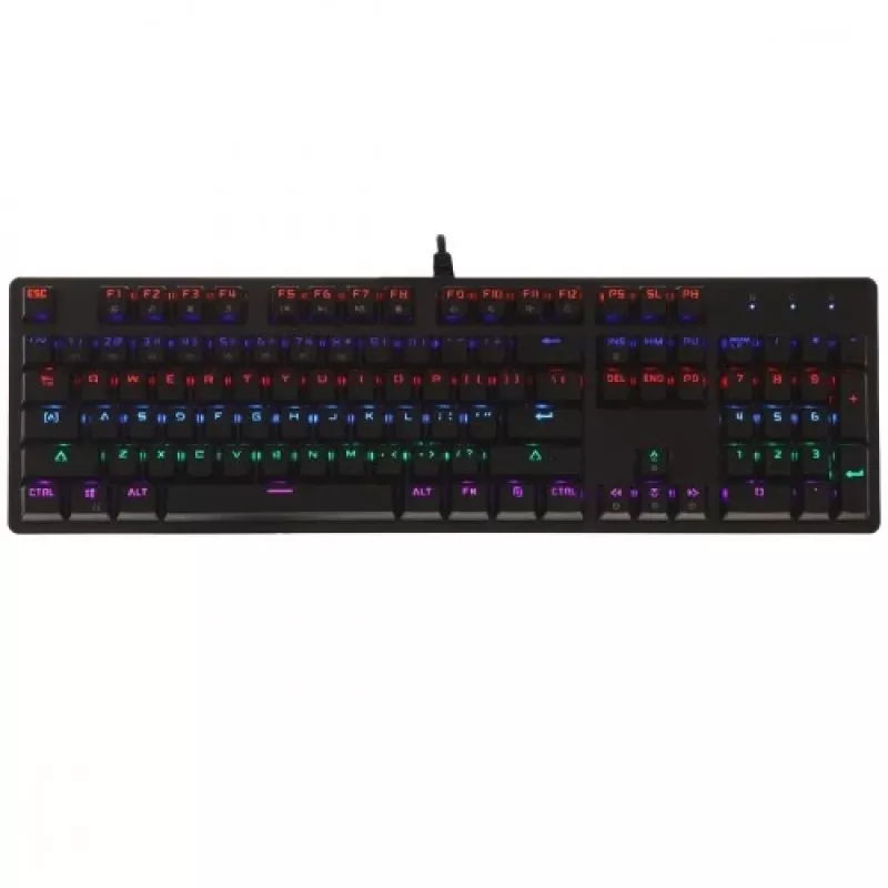 Teclado mecánico ART KLART AK-51 con switches Blue, diseño compacto