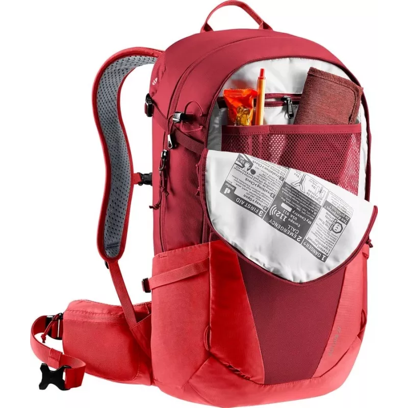 Mochila de senderismo Deuter Futura 27 mujer roja