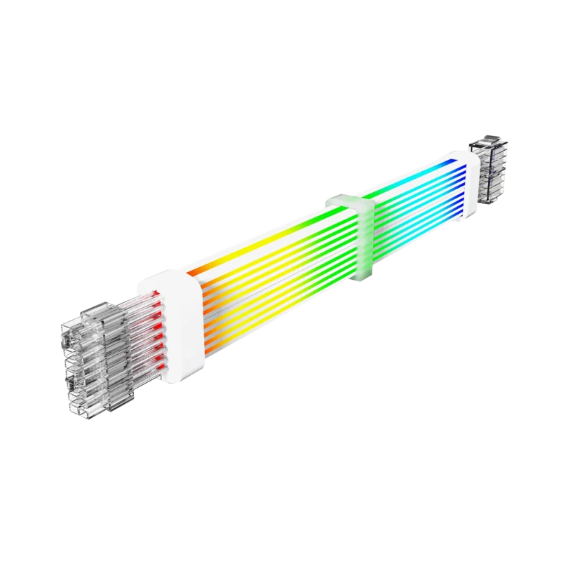 Gamemax cable alargador de fuente de alimentación VGA/CPU 2x8PIN-W, blanco