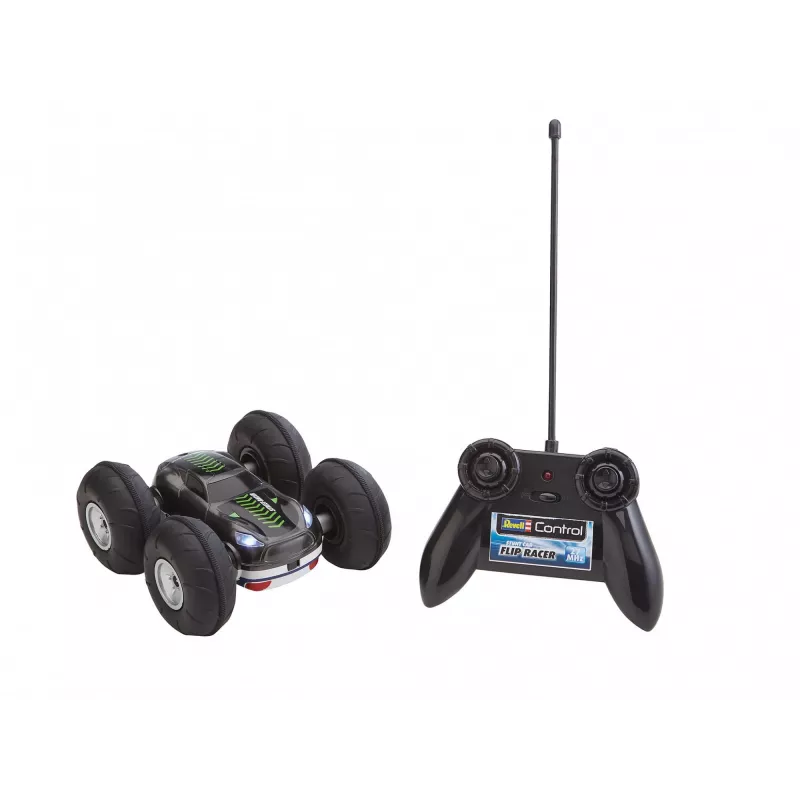 Revell Control 24634 Stunt Car FlipRace camión monstruo RC eléctrico para principiantes con tracción total (24634)