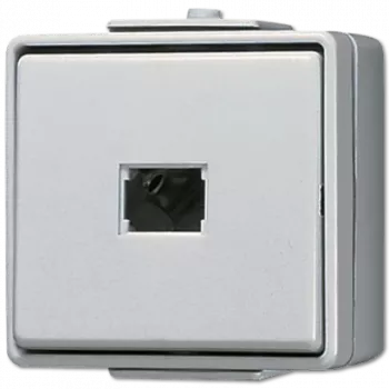 Interruptor de presión Jung 631W — carcasa de duroplast blanco, 250 V AC