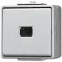Interruptor de presión Jung 631W — carcasa de duroplast blanco, 250 V AC