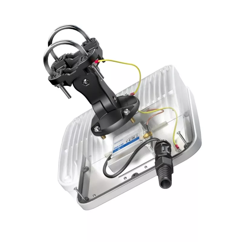 QuWireless QuMax A140M-A antena LTE direccional para Teltonika TRB140, PoE/LAN, 6 dBi, IP67, blanca