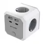 BlitzWolf BW-EC2 8-en-1 Power Cube (4xAC / 2 x USB-A / 2 x USB-C)