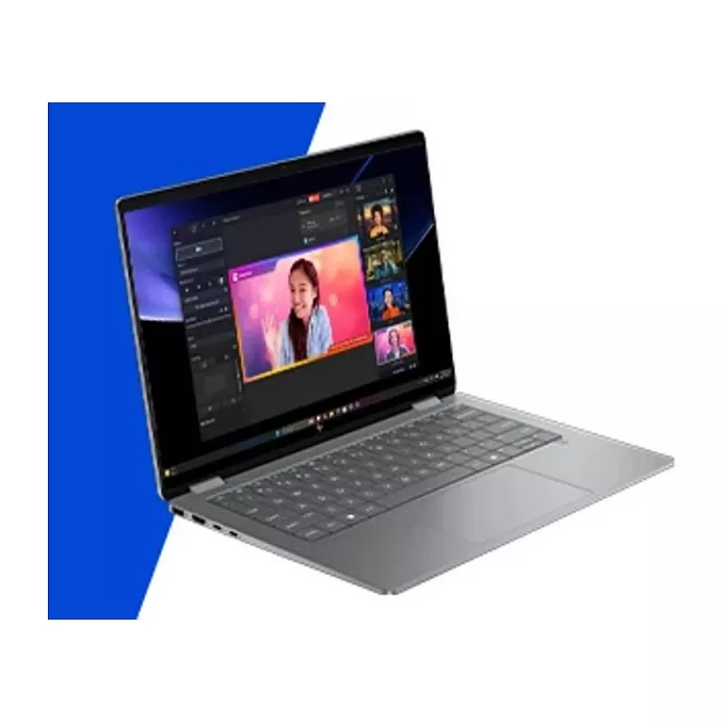 HP OmniBook X Flip Next Gen AI portátil 14-fm0056ng - diseño convertible - Intel Core Ultra 5 226V / 2,1 GHz - Win 11 Home - Arc Graphics 130V - 16 GB RAM - 512 GB SSD NVMe - 35,6 cm (14 inch)