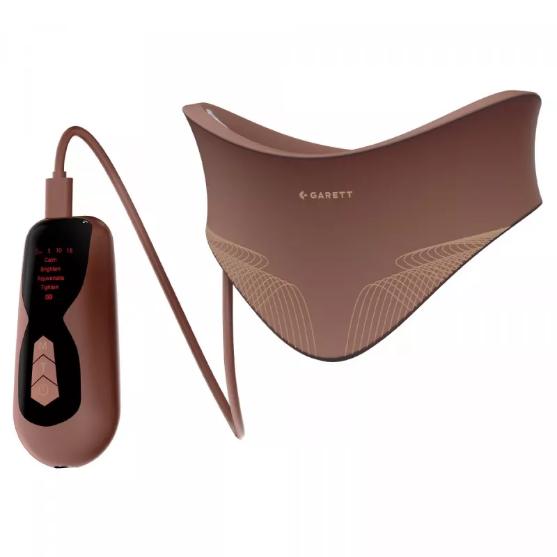 Máscara LED Garett Beauty Skin Ritual Face & Neck, marrón