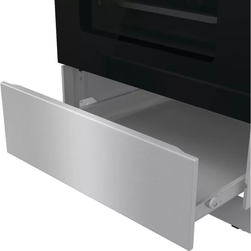 Gorenje GKS5C71XF cocina independiente con horno Plata