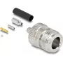 Delock 91764 conector de crimpar N hembra para RG-174/RG-316