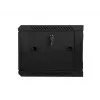 Lanberg WF01-6406-10B armario rack mural de 19 pulgadas, 6U, 600x450x368 mm, puerta de cristal, 60 kg, negro