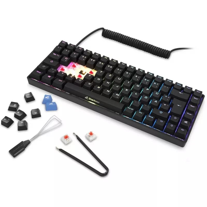 Sharkoon SKILLER SGK50 S3 Teclado gaming USB QWERTZ Alemán Negro